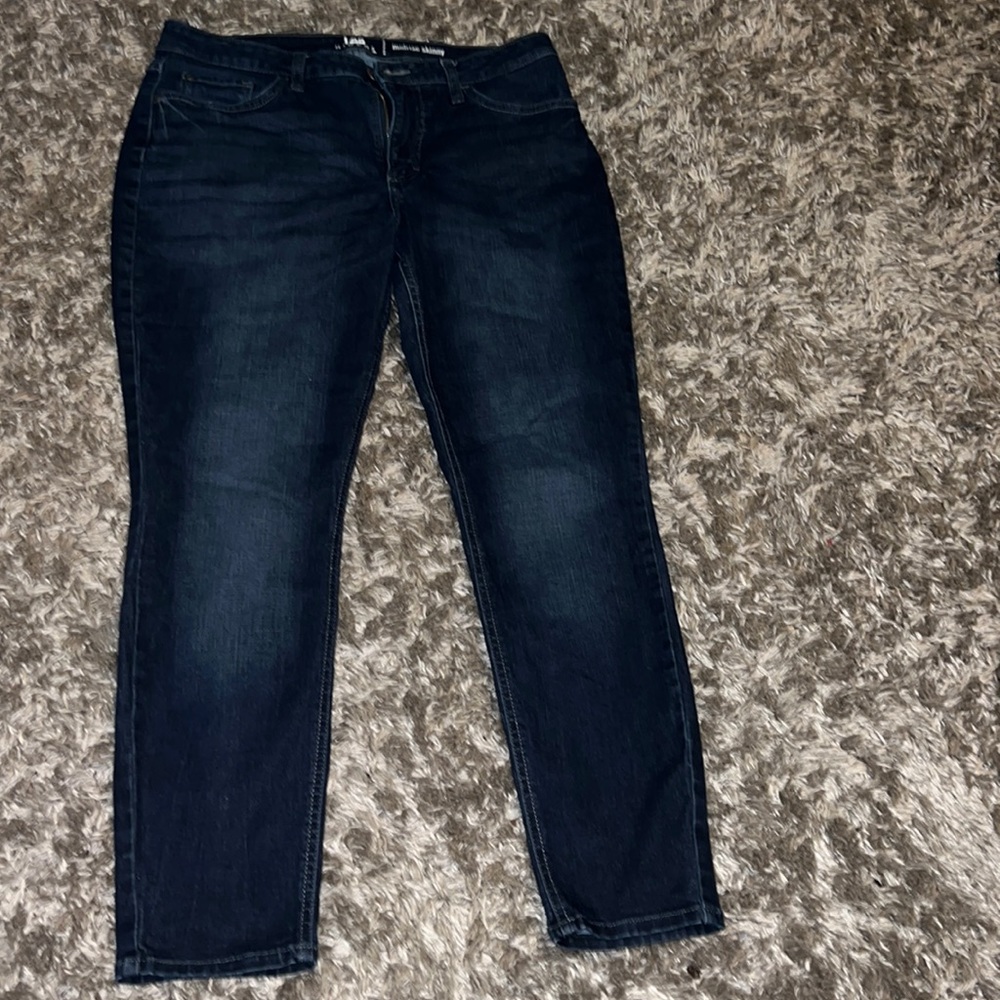 Lee’s midrise skinny jeans size 14 medium